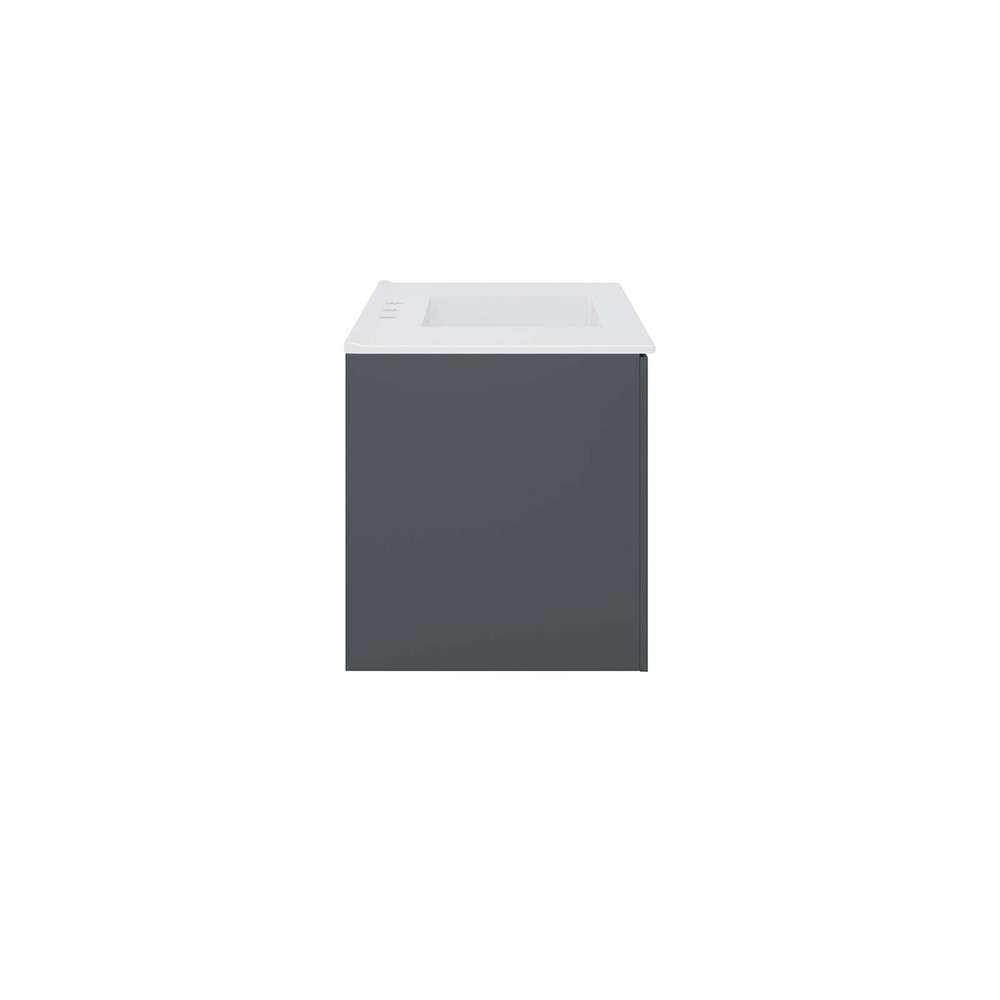 Modway - Vitality 36in Bathroom Vanity - EEI-5783-GRY-WHI veiw 3