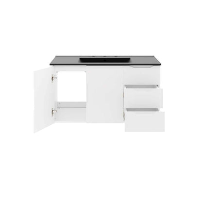 Modway - Vitality 36in Bathroom Vanity - EEI-5783-WHI-BLK veiw 5