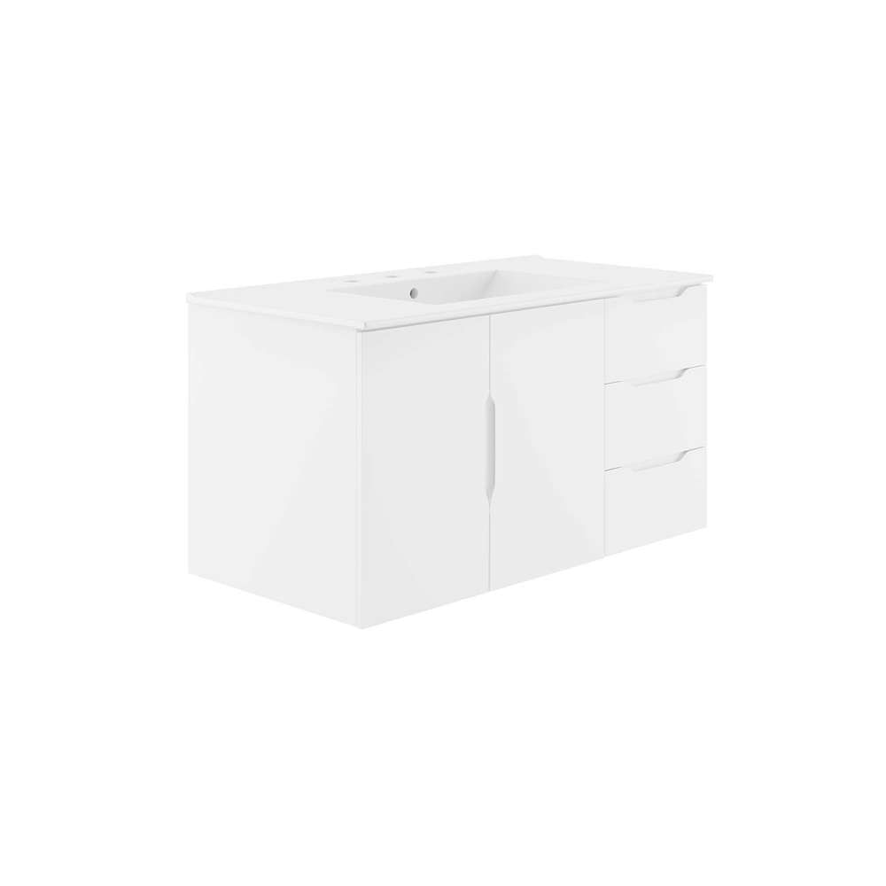 Modway - Vitality 36in Bathroom Vanity - EEI-5783-WHI-WHI veiw 2
