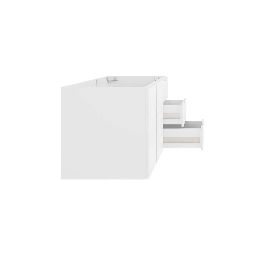 Modway - Vitality 48in Double or Single Sink Compatible (Not Included) Bathroom Vanity Cabinet - EEI-4895-WHI veiw 4