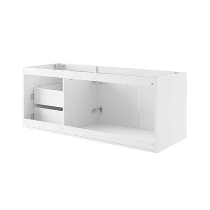 Modway - Vitality 48in Double or Single Sink Compatible (Not Included) Bathroom Vanity Cabinet - EEI-4895-WHI veiw 5
