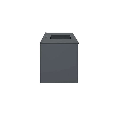 Modway - Vitality 48in Single Sink Bathroom Vanity - EEI-5784-GRY-BLK veiw 3