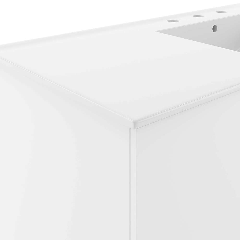 Modway - Vitality 48in Single Sink Bathroom Vanity - EEI-5784-WHI-WHI veiw 4