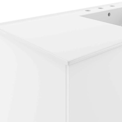 Modway - Vitality 48in Single Sink Bathroom Vanity - EEI-5784-WHI-WHI veiw 4