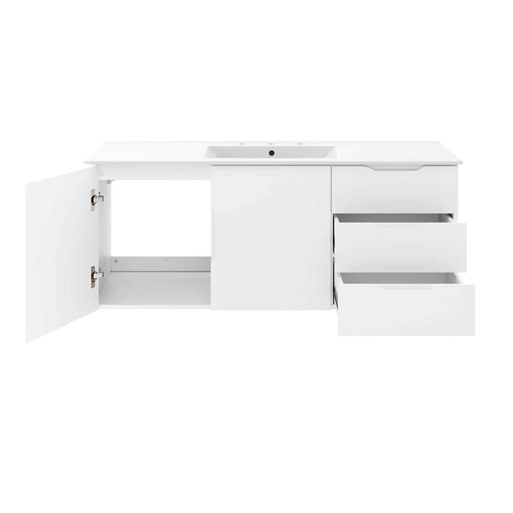 Modway - Vitality 48in Single Sink Bathroom Vanity - EEI-5784-WHI-WHI veiw 5