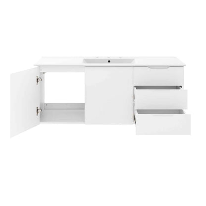 Modway - Vitality 48in Single Sink Bathroom Vanity - EEI-5784-WHI-WHI veiw 5