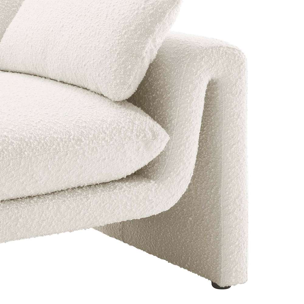 Modway - Waverly Boucle Fabric Sofa - EEI-6381-IVO veiw 6