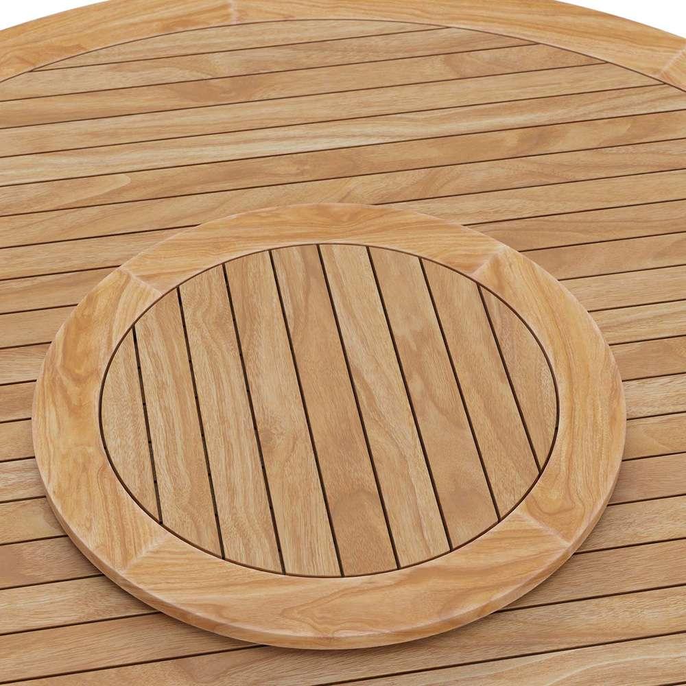 Modway - Wellspring 63in Outdoor Patio Teak Wood Dining Table - EEI-5745-NAT veiw 4