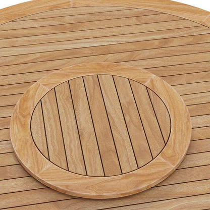 Modway - Wellspring 63in Outdoor Patio Teak Wood Dining Table - EEI-5745-NAT veiw 4
