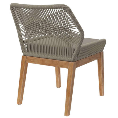 Modway - Wellspring Outdoor Patio Teak Wood Dining Chair - EEI-5747-LGR-GRG veiw 4