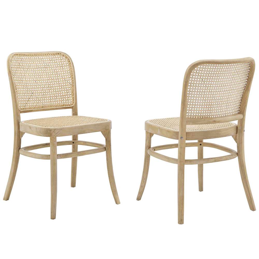 Modway - Winona Wood Dining Side Chair (Set of 2) - EEI-6078-GRY veiw 2