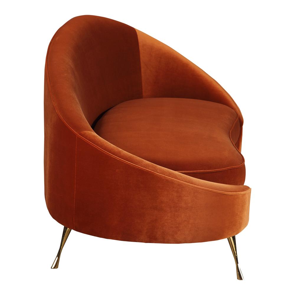 Moes Home - Abigail Chaise Umber - ME-1053-12 veiw 4