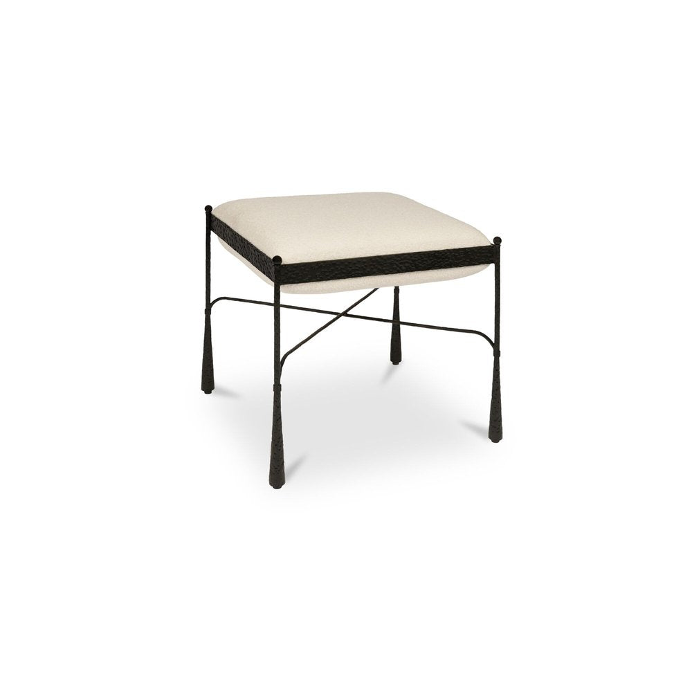 Moes Home - Agne Stool Cream - BZ-1161-05 view 3