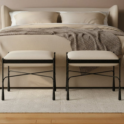 Moes Home - Agne Stool Cream - BZ-1161-05 view 6