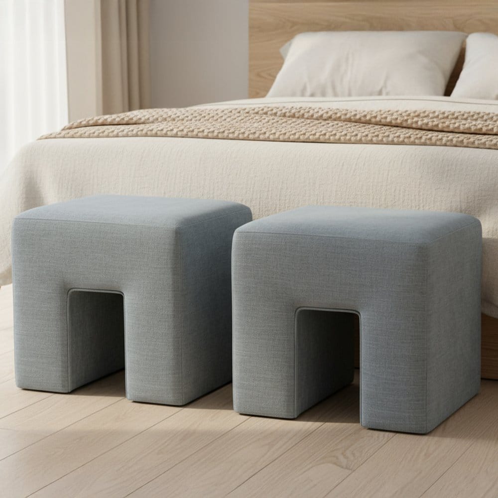 Moes Home - Aidy Stool Light Blue - FO-1052-45 view 7