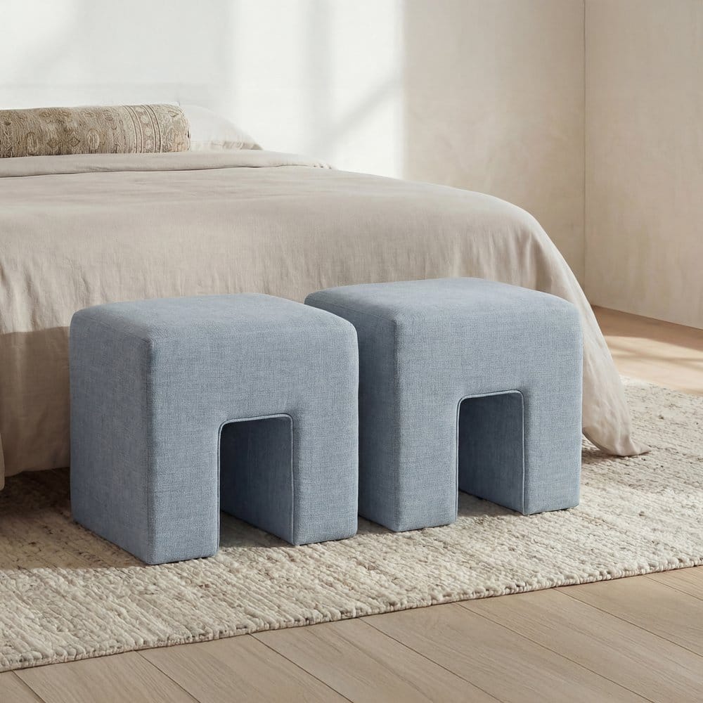 Moes Home - Aidy Stool Light Blue - FO-1052-45 view 8