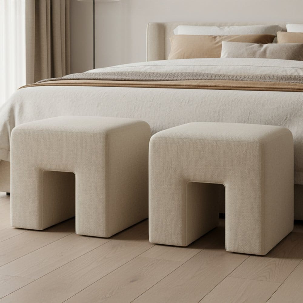 Moes Home - Aidy Stool Oat - FO-1052-05 view 7