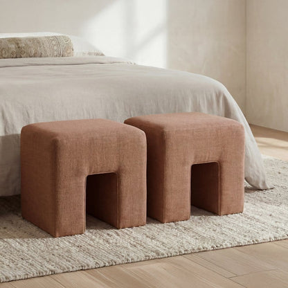 Moes Home - Aidy Stool Washed Pink - FO-1052-33 view 8