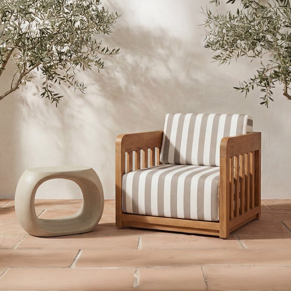 Moes Home - Albers Outdoor Stool Cream - BQ-1056-05 view 7