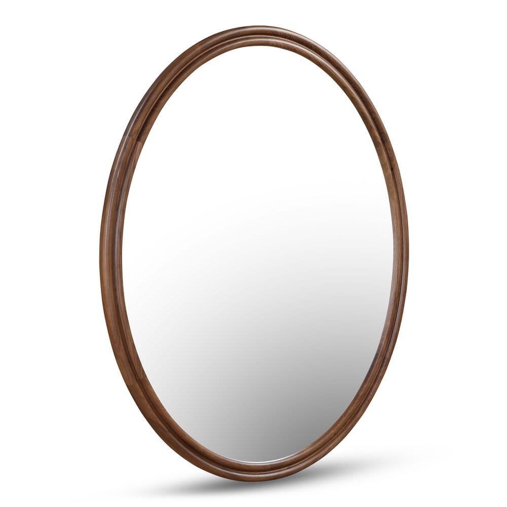 Moes Home - Alcott Oval Mirror Walnut - BC-1148-03 view 3