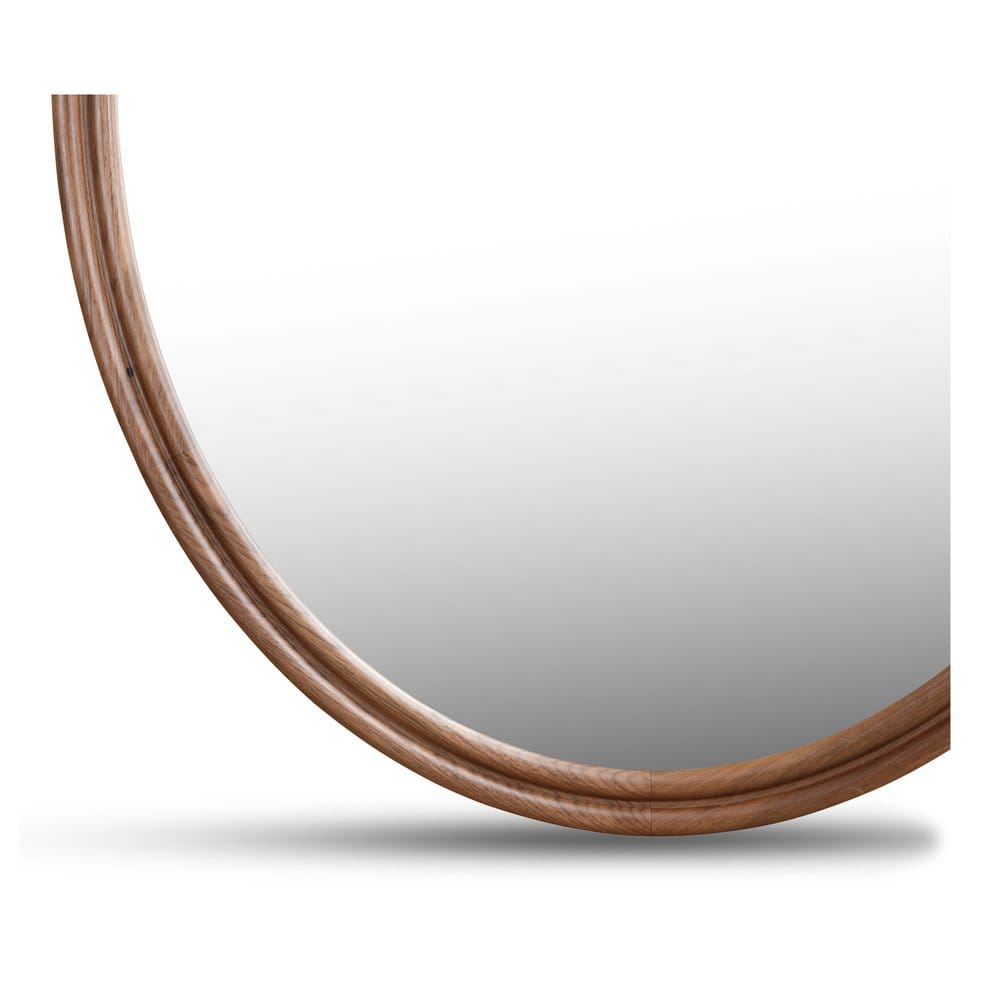 Moes Home - Alcott Oval Mirror Walnut - BC-1148-03 view 5