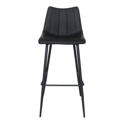 Moes Home - Alibi Bar Stool Matt in Black (Set of 2) - UU-1003-02 veiw 1