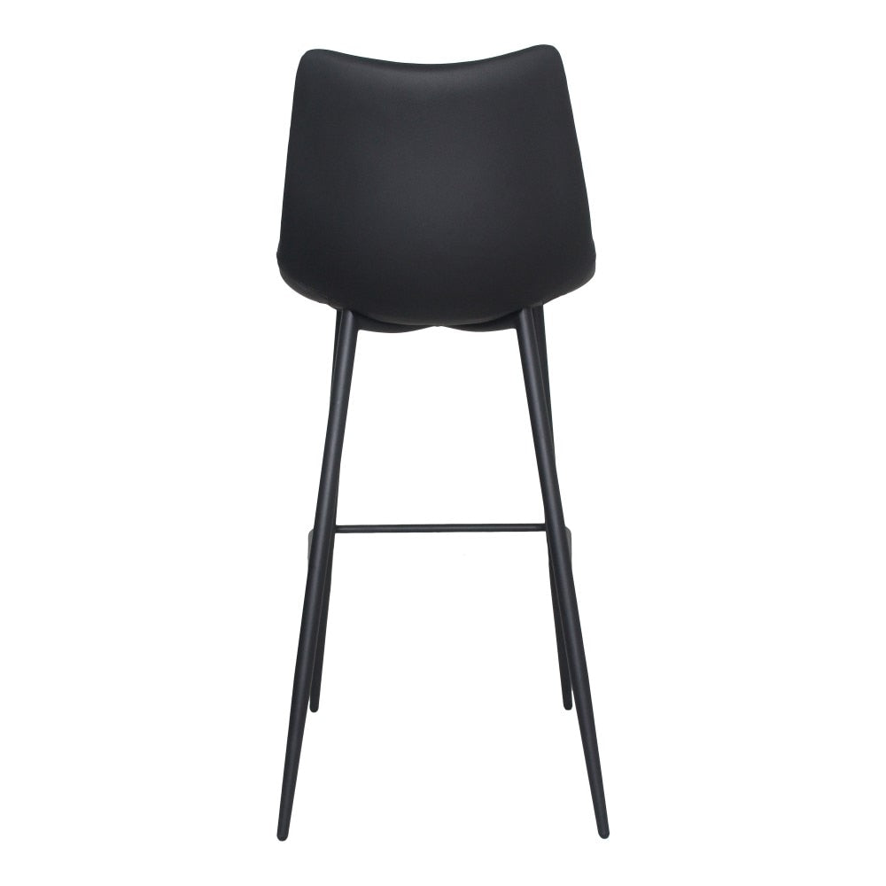 Moes Home - Alibi Bar Stool Matt in Black (Set of 2) - UU-1003-02 veiw 3