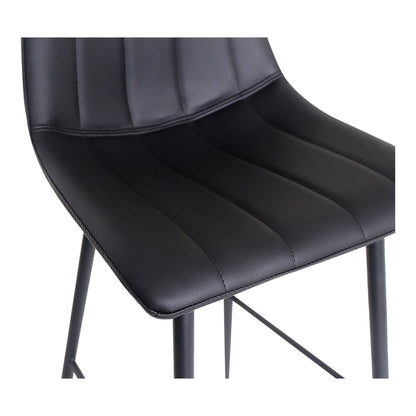 Moes Home - Alibi Bar Stool Matt in Black (Set of 2) - UU-1003-02 veiw 4