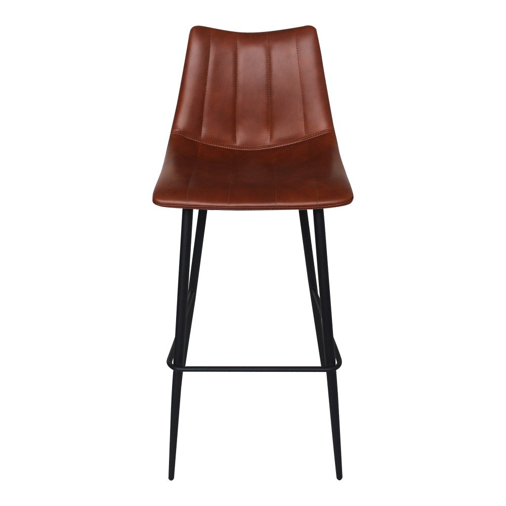 Moes Home - Alibi Barstool in Brown (Set of 2) - UU-1003-03 veiw 1