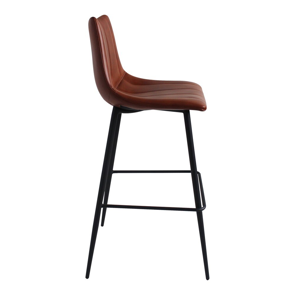Moes Home - Alibi Barstool in Brown (Set of 2) - UU-1003-03 veiw 3