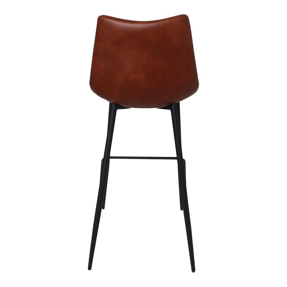 Moes Home - Alibi Barstool in Brown (Set of 2) - UU-1003-03 veiw 4