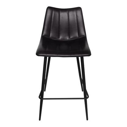 Moes Home - Alibi Counter Stool Matt in Black (Set of 2) - UU-1002-02 veiw 1
