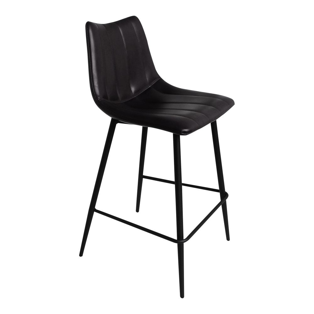 Moes Home - Alibi Counter Stool Matt in Black (Set of 2) - UU-1002-02 veiw 2