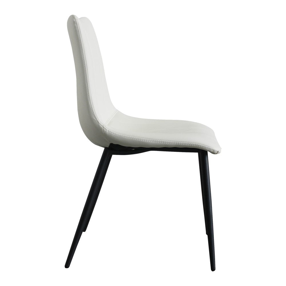 Moes Home - Alibi Dining Chair Ivory (Set of 2) - UU-1022-05 veiw 3