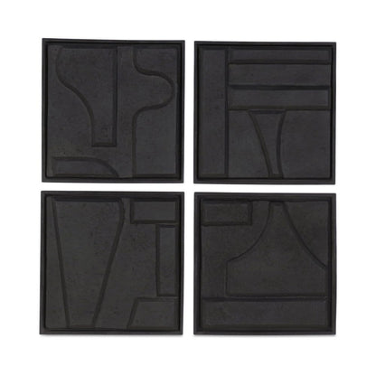 Moes Home - Alva Wall Sculpture-Set Of 4 - DD-1063-02 view 2