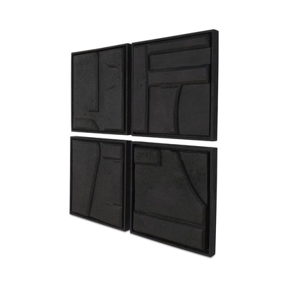 Moes Home - Alva Wall Sculpture-Set Of 4 - DD-1063-02 view 5