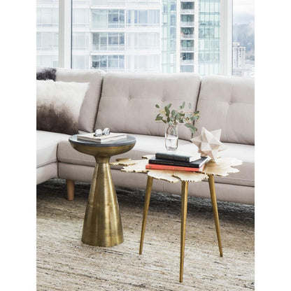 Moes Home - Amoeba Side Table in Gold - FI-1006-32 veiw 3