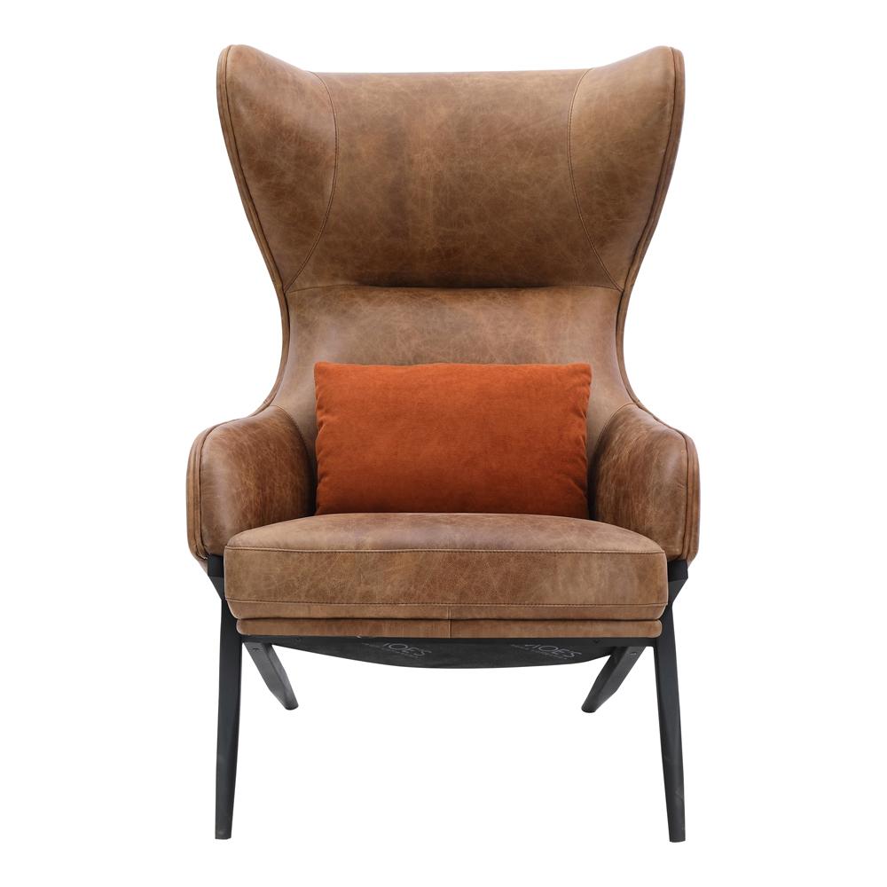 Moes Home - Amos Leather Accent Chair - PK-1103-14 veiw 1