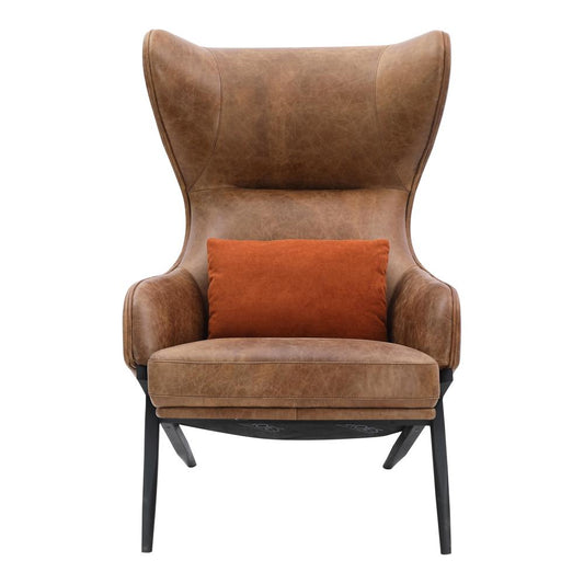 Moes Home - Amos Leather Accent Chair - PK-1103-14 veiw 1