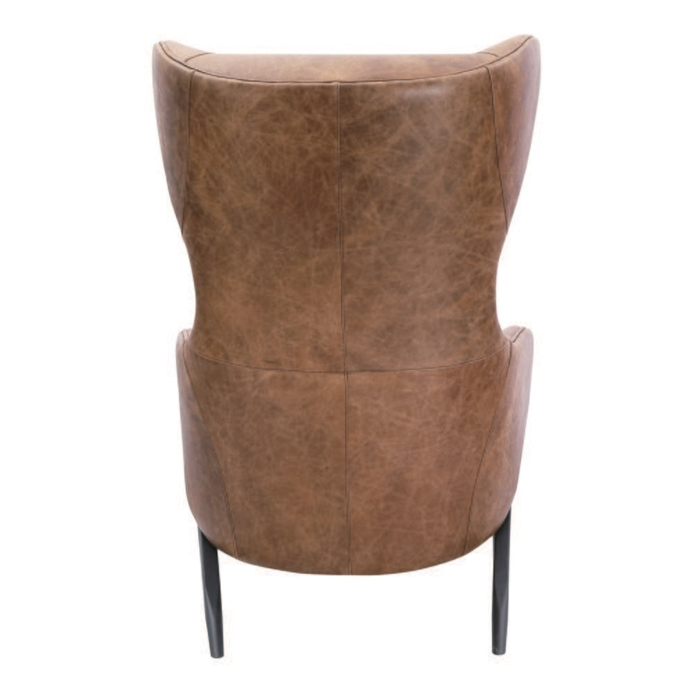 Moes Home - Amos Leather Accent Chair - PK-1103-14 veiw 4