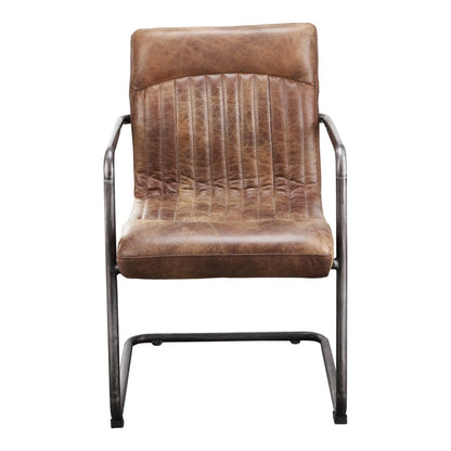 Moes Home - Ansel Arm Chair in Light Brown (Set of 2) - PK-1052-03 veiw 1