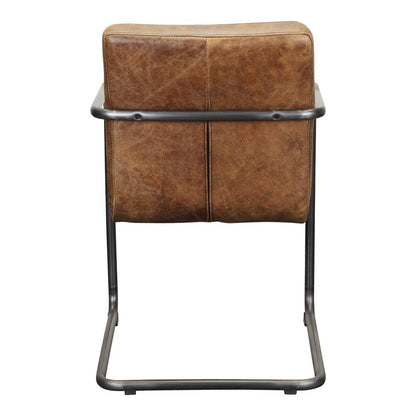 Moes Home - Ansel Arm Chair in Light Brown (Set of 2) - PK-1052-03 veiw 3
