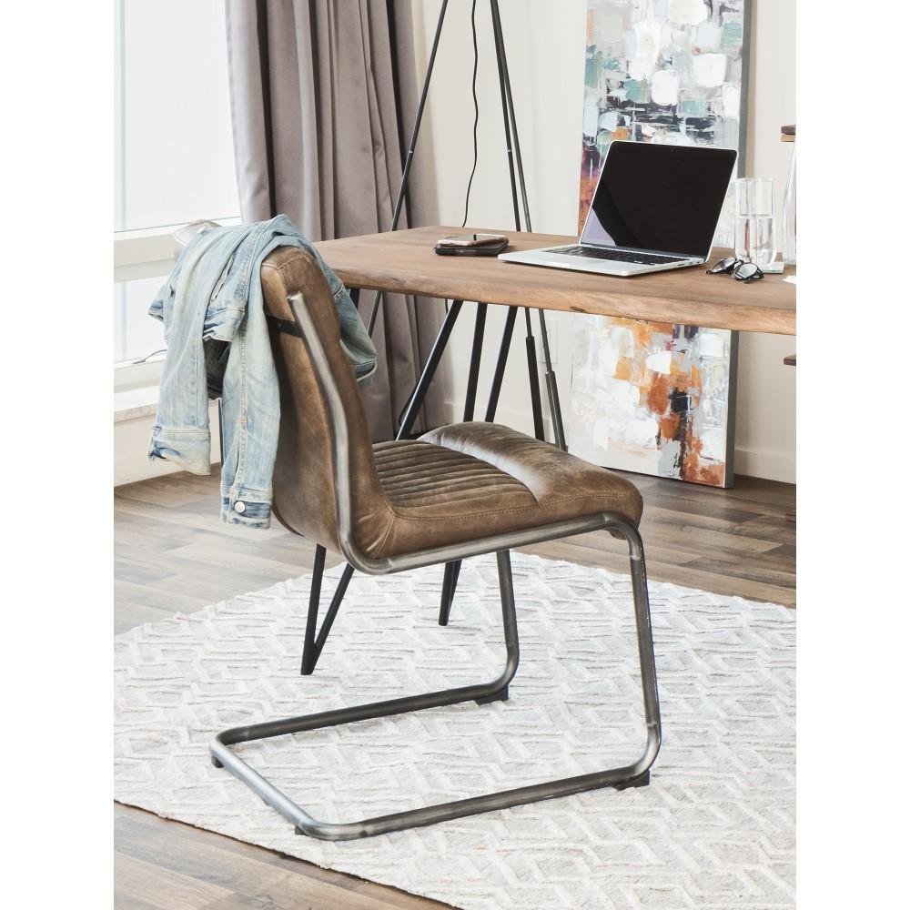 Moes Home - Ansel Dining Chair in Light Brown (Set of 2) - PK-1043-03 veiw 4