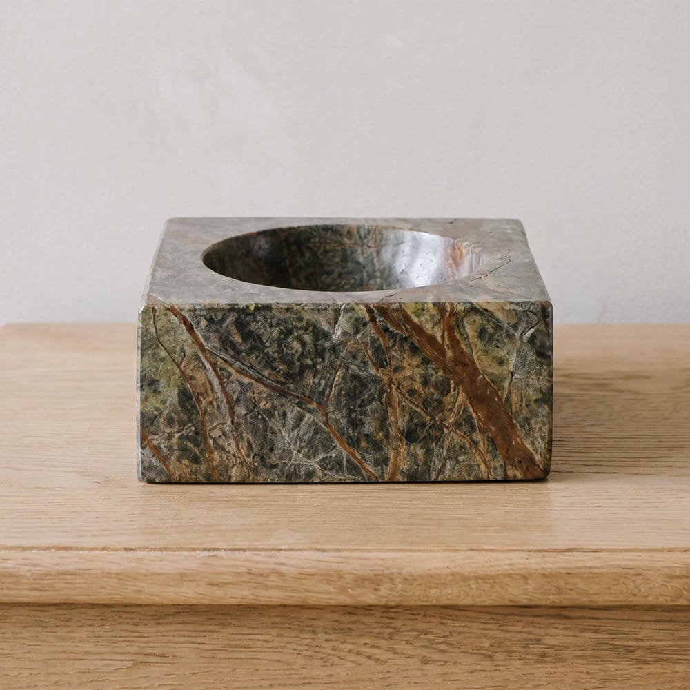 Moes Home - Apollo Marble Catchall Rainforest Green - PZ-1035-27 view 5