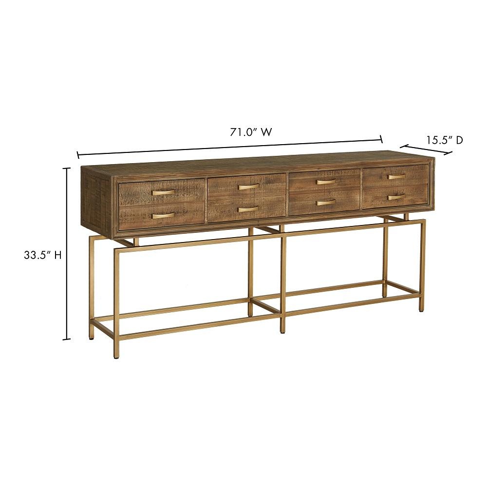 Moes Home - Aristocrat Console Table - VL-1027-24 veiw 8