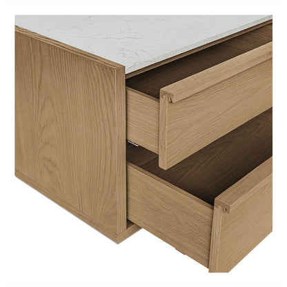 Moes Home - Ashcroft Nightstand Oak - ZT-1028-21 view 7