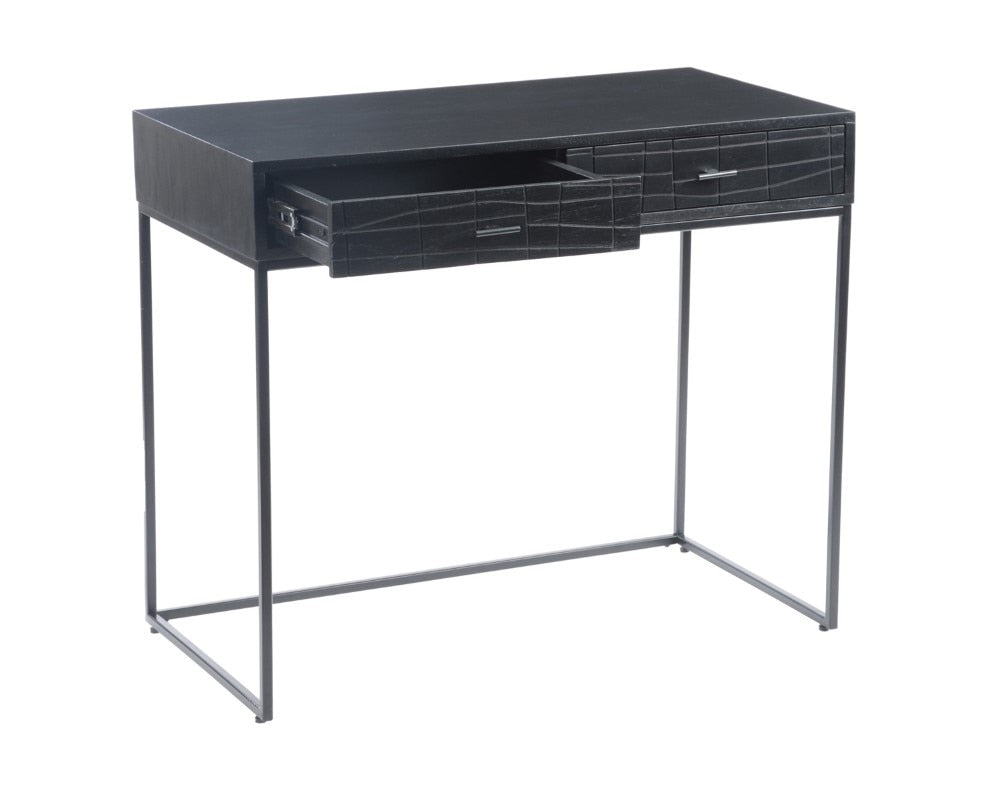 Moes Home - Atelier Desk in Black - BZ-1111-02 veiw 3