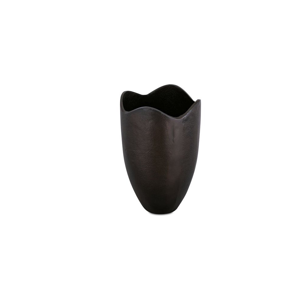 Moes Home - Athena Cast Aluminum Vase Blackened Bronze - QK-1037-31 view 2