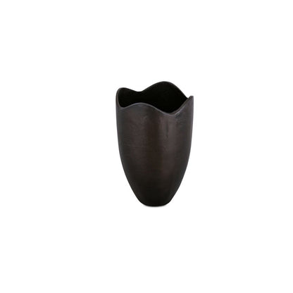 Moes Home - Athena Cast Aluminum Vase Blackened Bronze - QK-1037-31 view 2