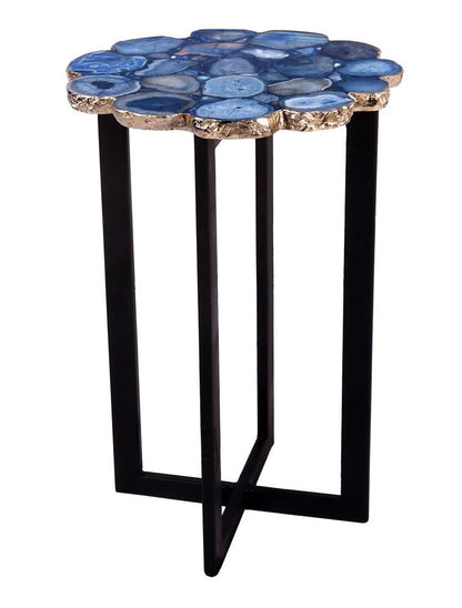 Moes Home - Azul Agate Accent Table - PJ-1011-26 veiw 1